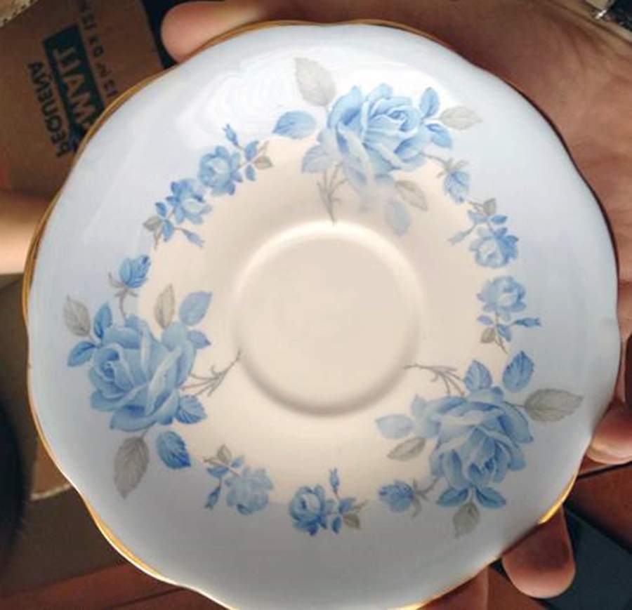 Margaret Rose Saucer for Footed Cup by Royal Standard-1