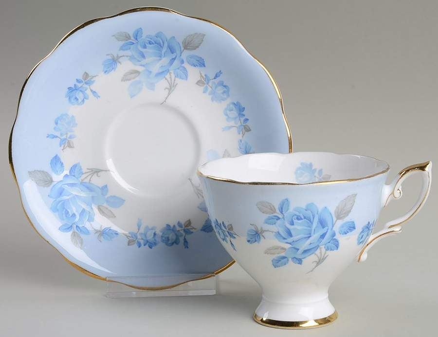 Margaret Rose Footed Cup & Saucer Set by Royal Standard-1
