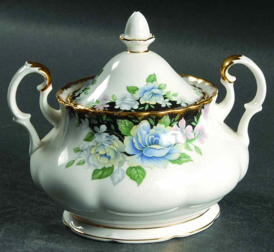 Sonatina Sugar Bowl & Lid by Royal Albert-1