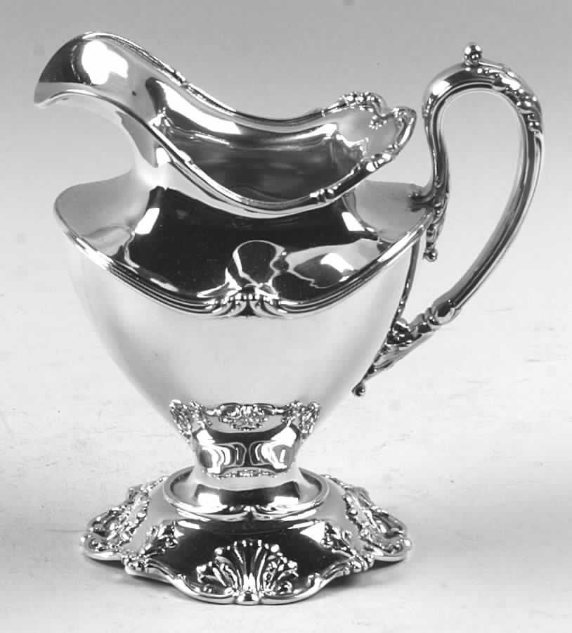 400 (Sterling, Hollowware, Scrolls) Creamer by Reed & Barton-1