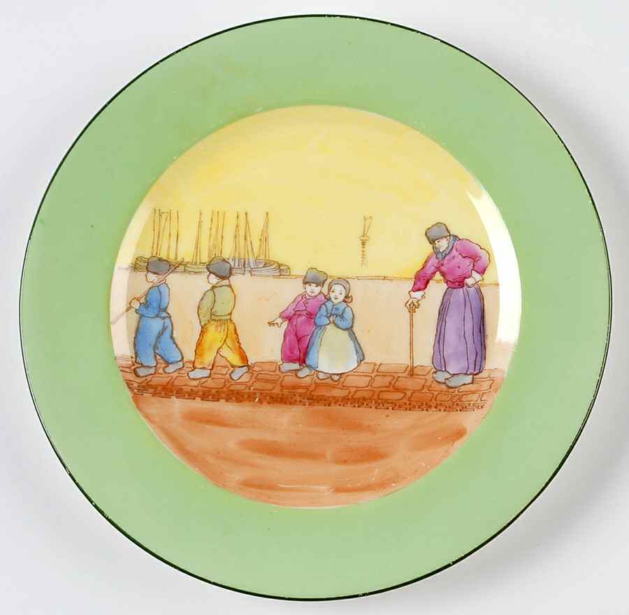 Dutch A Harlem Dessert/Pie Plate by Royal Doulton-1