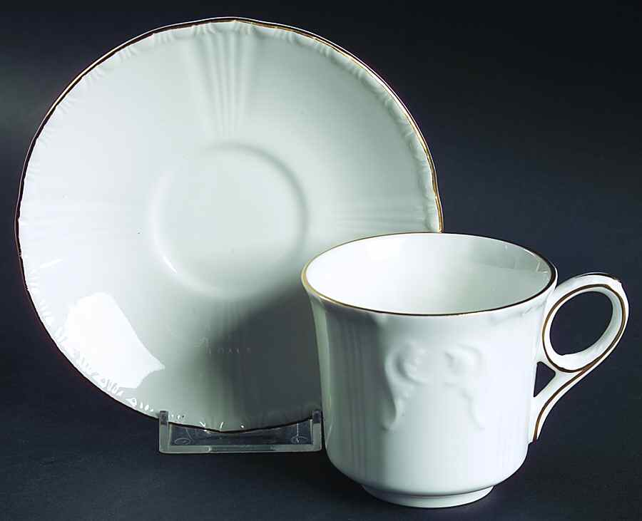 Monarch Footed Demitasse Cup & Saucer Set by Royal Grafton-1