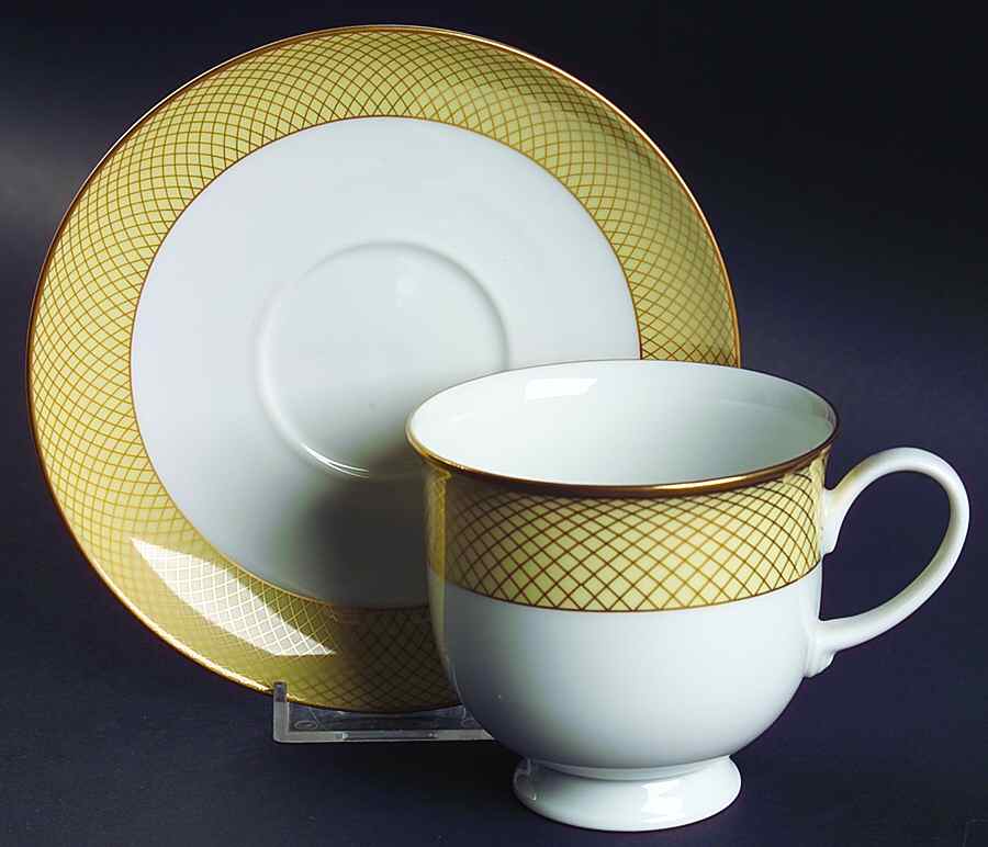 Siam Yellow Footed Cup & Saucer Set by Rosenthal - Continental-1