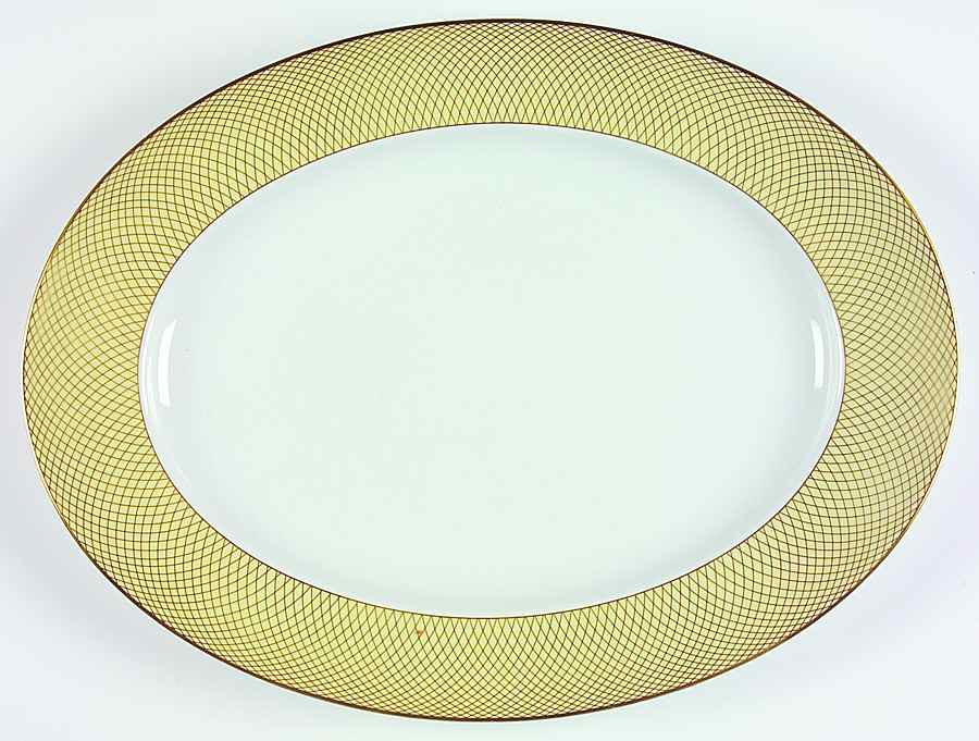 Siam Yellow 15" Oval Serving Platter by Rosenthal - Continental-1