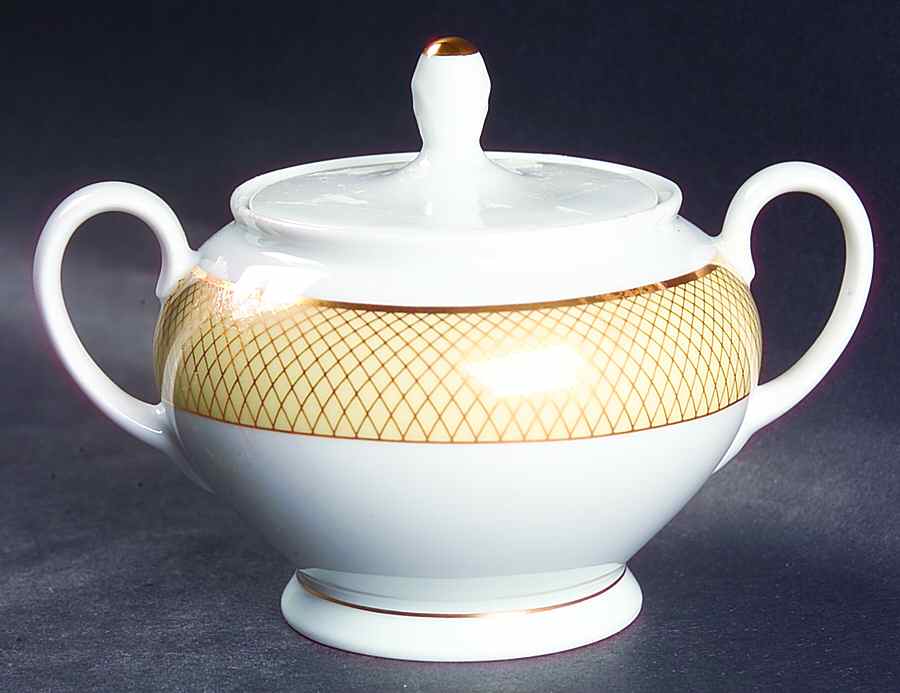 Siam Yellow Sugar Bowl & Lid by Rosenthal - Continental-1