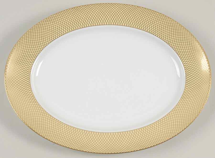 Siam Yellow 12" Oval Serving Platter by Rosenthal - Continental-1