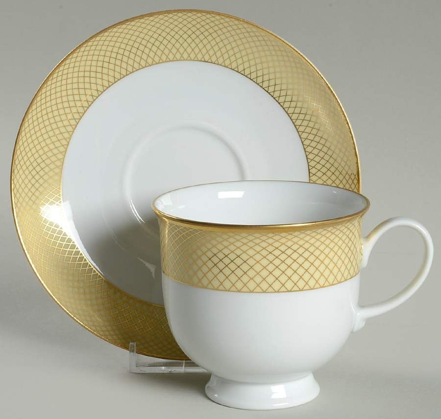 Siam Yellow Footed Cup & Saucer Set by Rosenthal - Continental-1