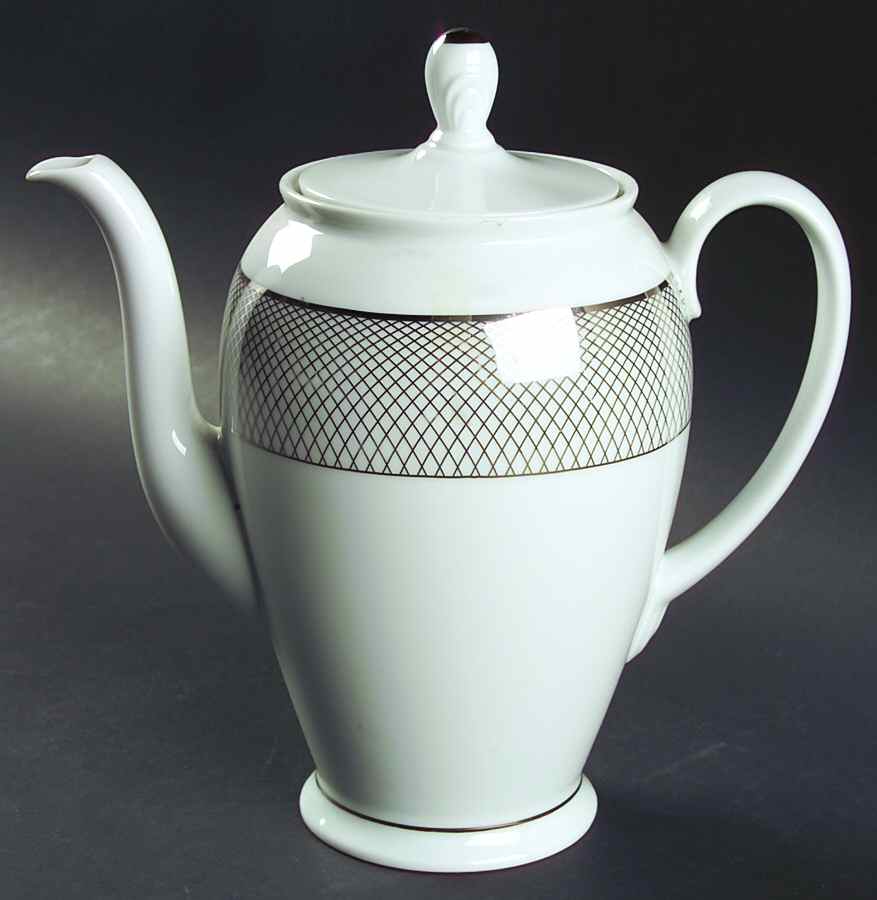 Siam Platinum Coffee Pot & Lid by Rosenthal - Continental-1