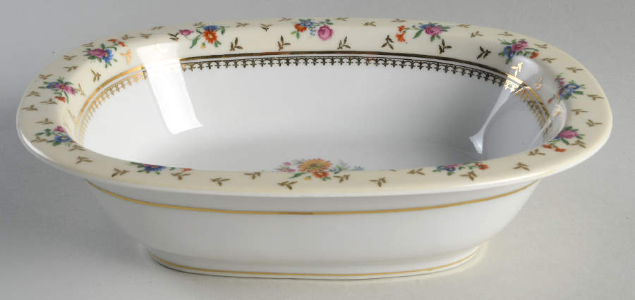 Carousel 9" Oval Vegetable Bowl by Raynaud-1