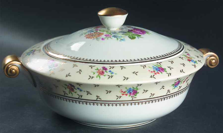 Carousel Round Covered Vegetable by Raynaud-1