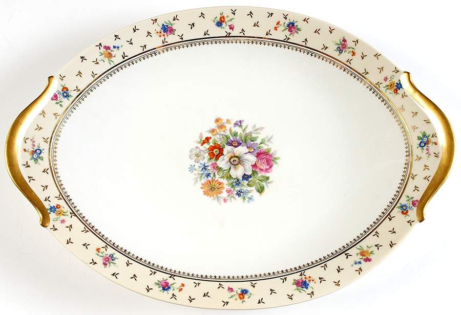 Carousel 16" Oval Serving Platter by Raynaud-1