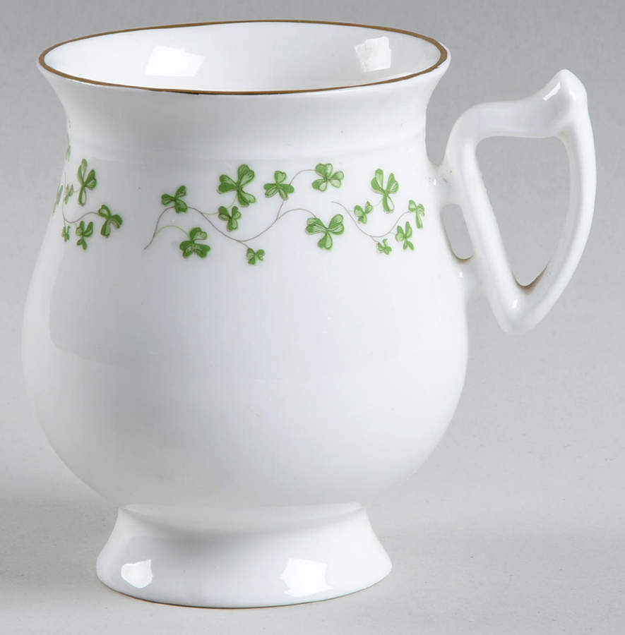 Trellis Shamrock Giftware Mug by Royal Tara-1