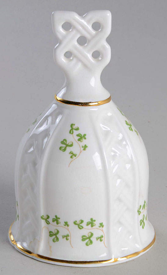 Trellis Shamrock Giftware Bell by Royal Tara-1
