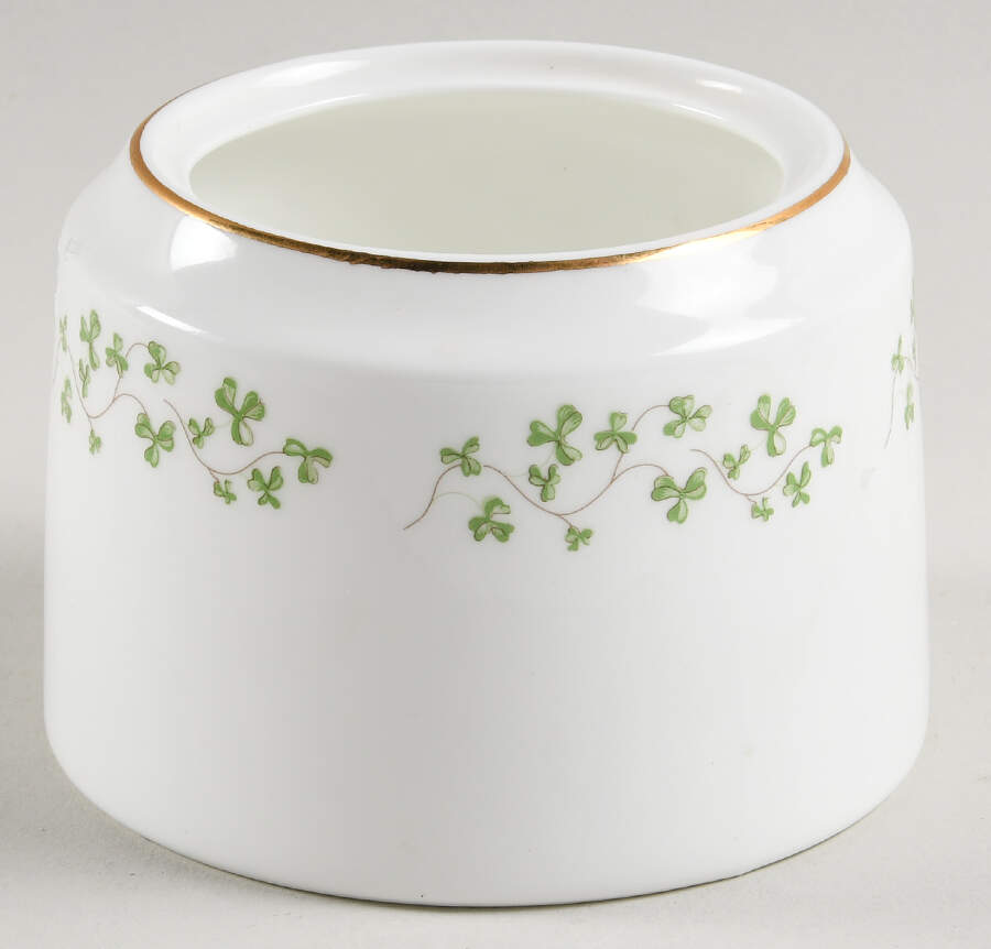 Trellis Shamrock Giftware Shannon Shape Sugar Bowl No Lid by Royal Tara-1