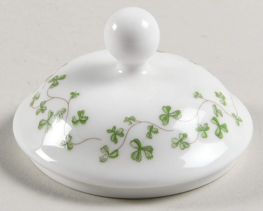 Trellis Shamrock Giftware Lid for Shannon Shape Sugar Bowl by Royal Tara-1