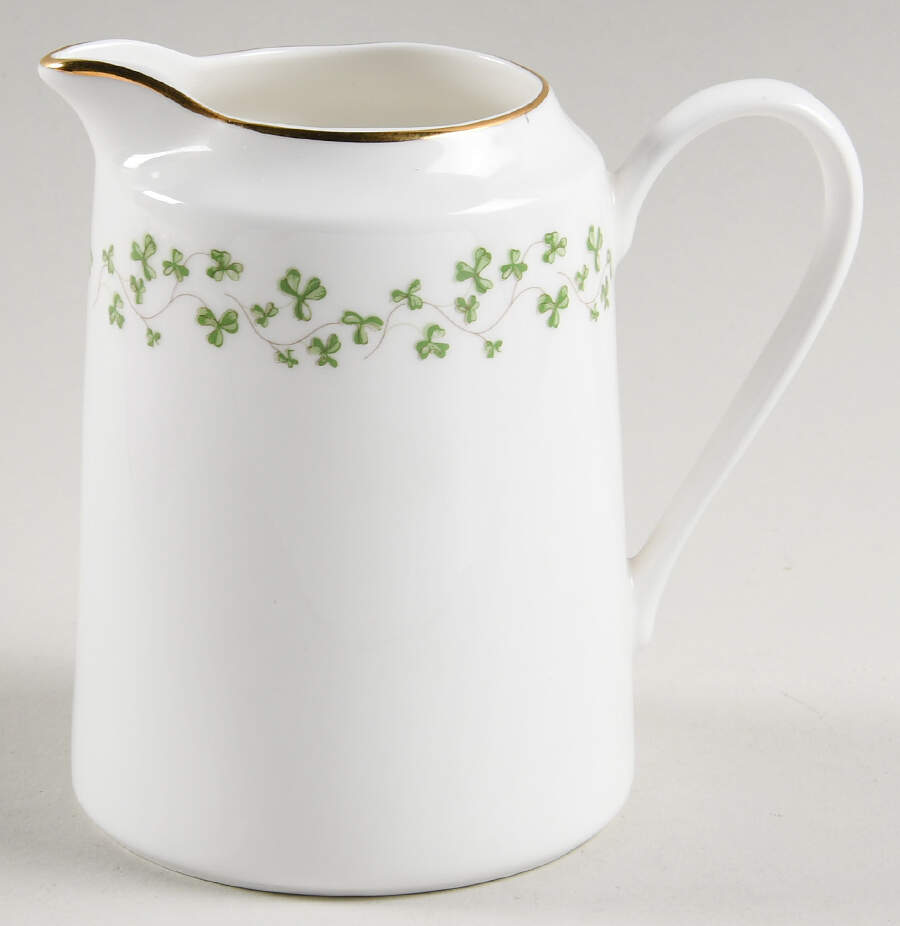 Trellis Shamrock Giftware Shannon Creamer by Royal Tara-1
