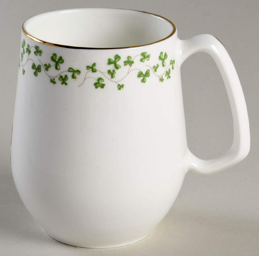 Trellis Shamrock Giftware Mug by Royal Tara-1