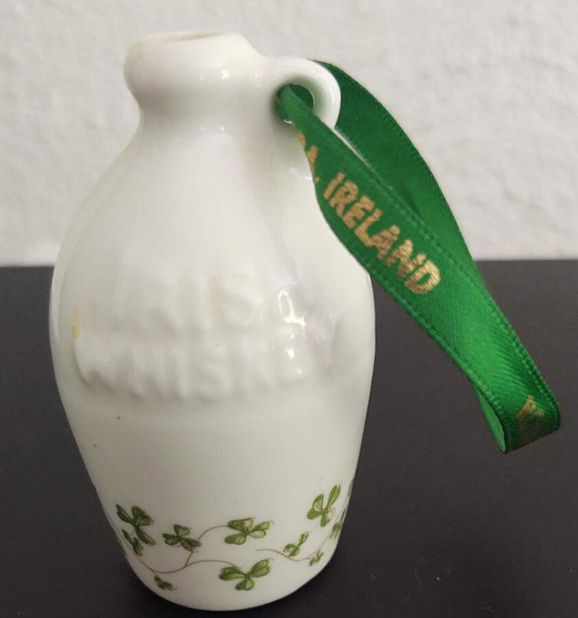 Trellis Shamrock Giftware Jug Ornament by Royal Tara-1