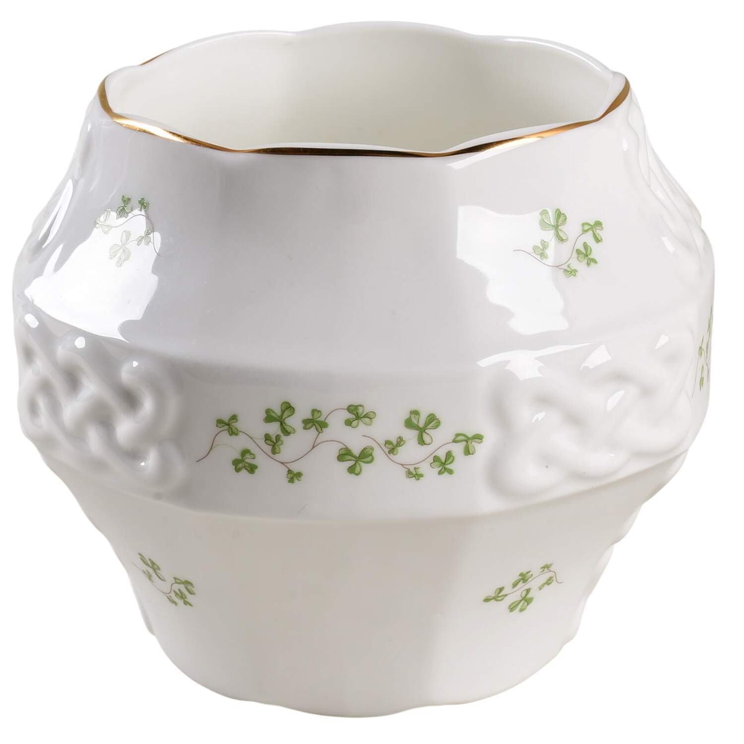Trellis Shamrock Giftware 4" Vase by Royal Tara-1