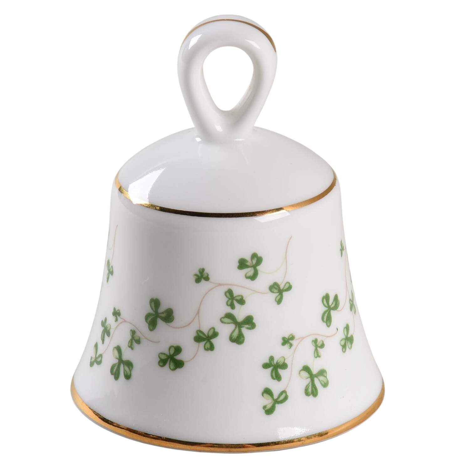 Trellis Shamrock Giftware Bell by Royal Tara-1