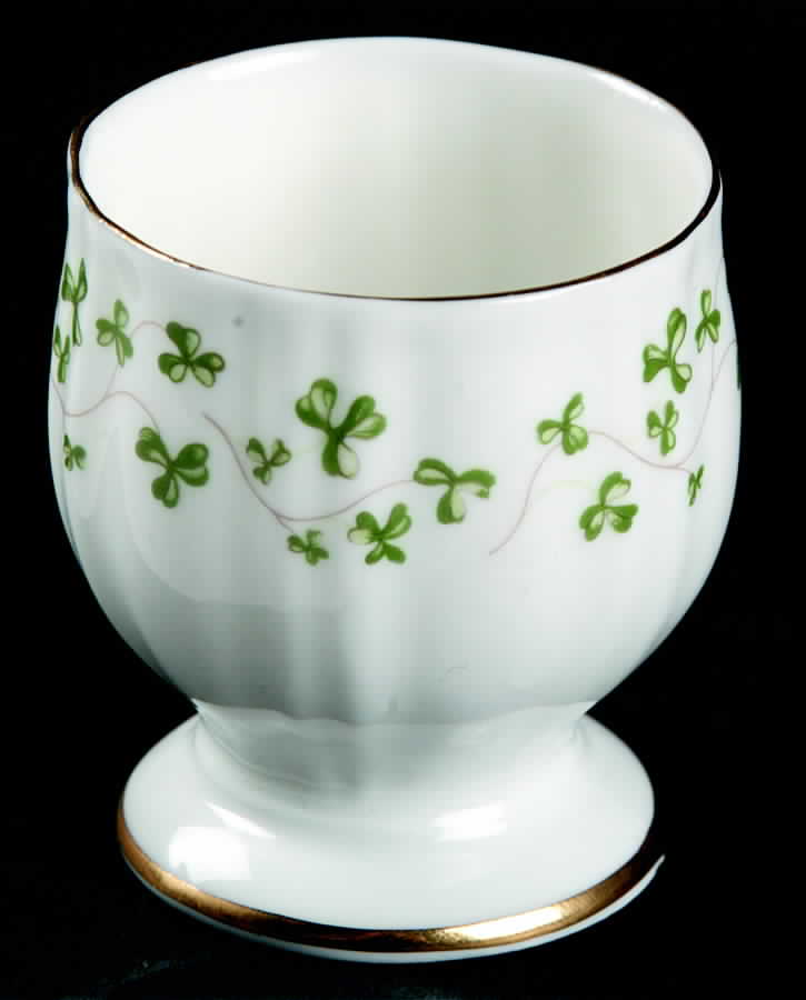 Trellis Shamrock Giftware Single Egg Cup by Royal Tara-1