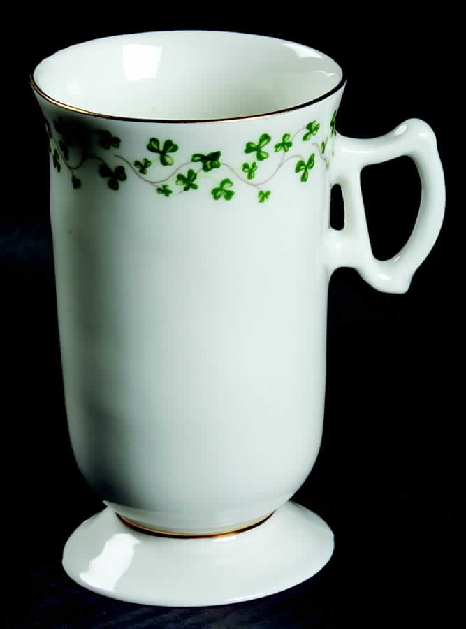 Trellis Shamrock Giftware Irish Coffee Mug by Royal Tara-1