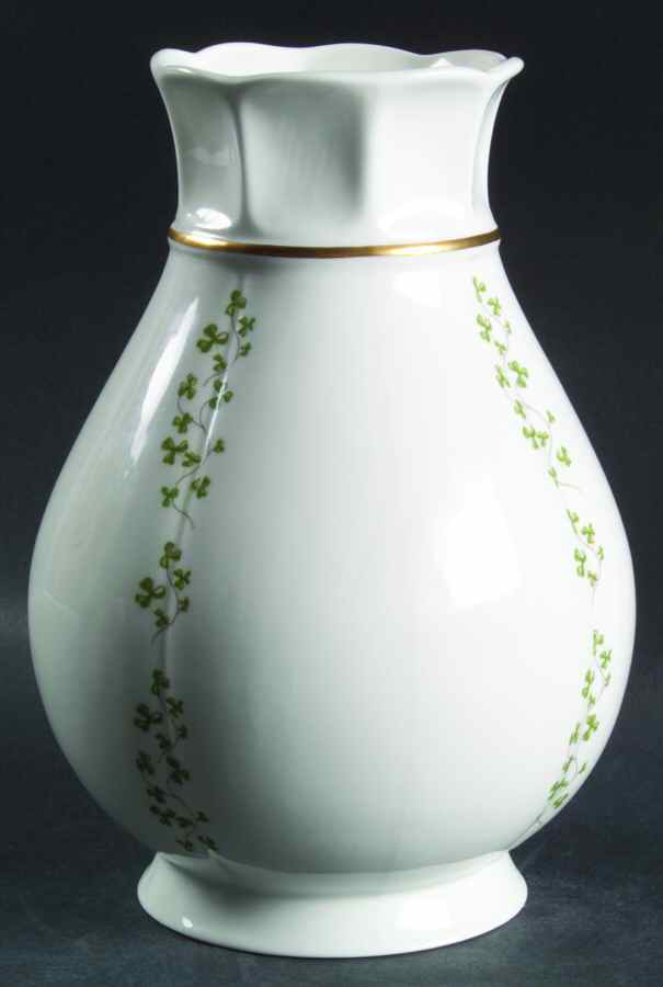Trellis Shamrock Giftware Rose Vase by Royal Tara-1