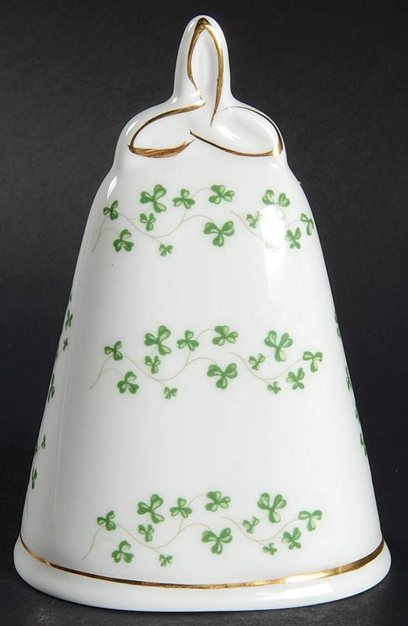 Trellis Shamrock Giftware Bell by Royal Tara-1