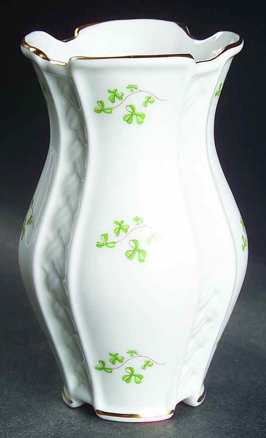 Trellis Shamrock Giftware Posy Vase by Royal Tara-1