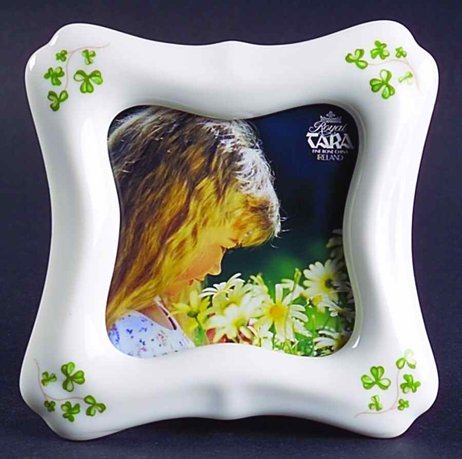 Trellis Shamrock Giftware Square Picture Frame by Royal Tara-1