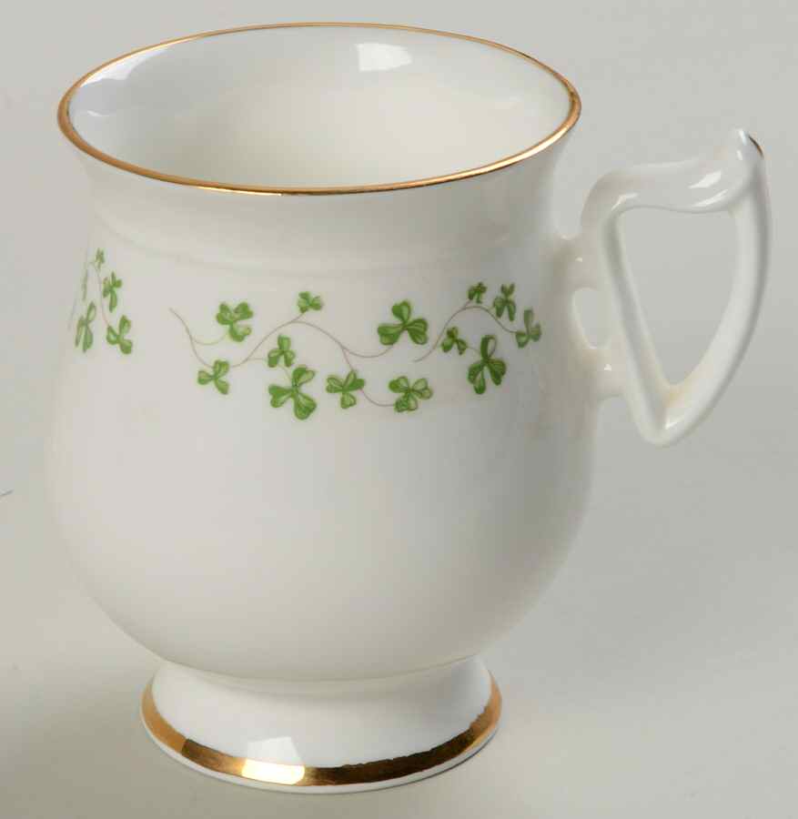 Trellis Shamrock Giftware Mug by Royal Tara-1