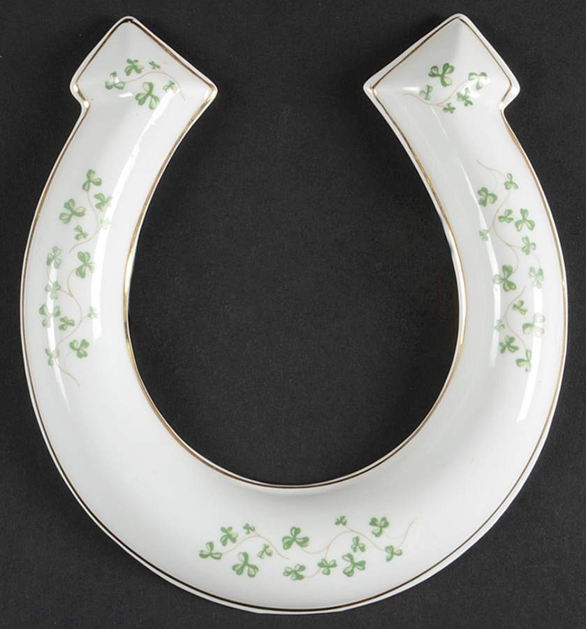 Trellis Shamrock Giftware Horse Shoe by Royal Tara-1
