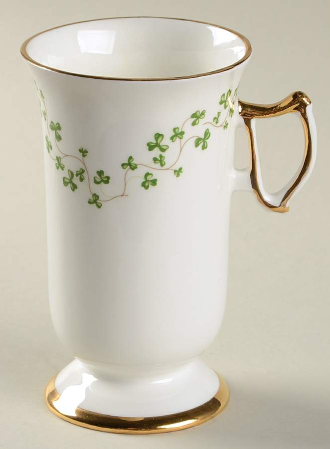 Trellis Shamrock Giftware Irish Coffee Mug by Royal Tara-1
