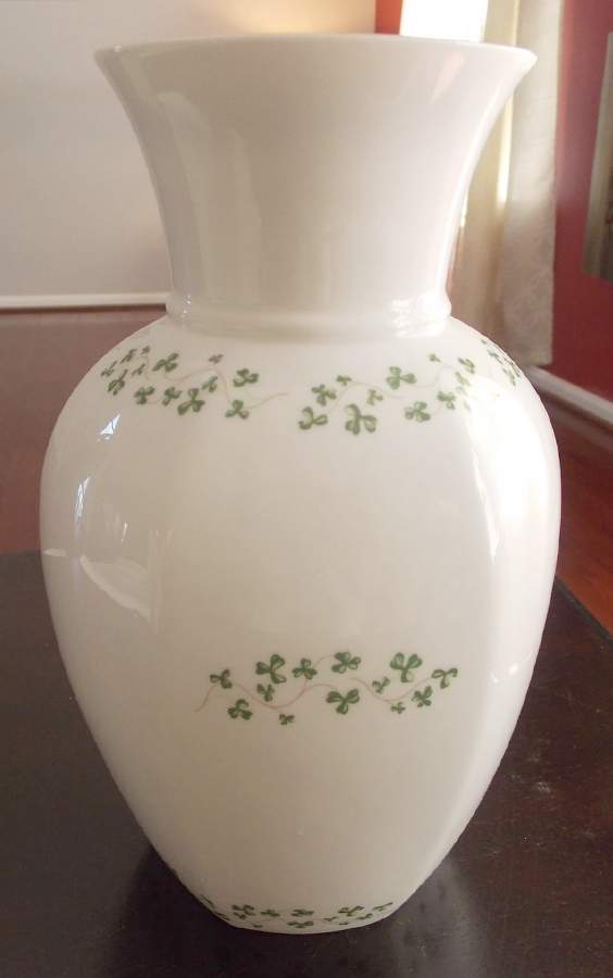 Trellis Shamrock Giftware 8" Vase by Royal Tara-1