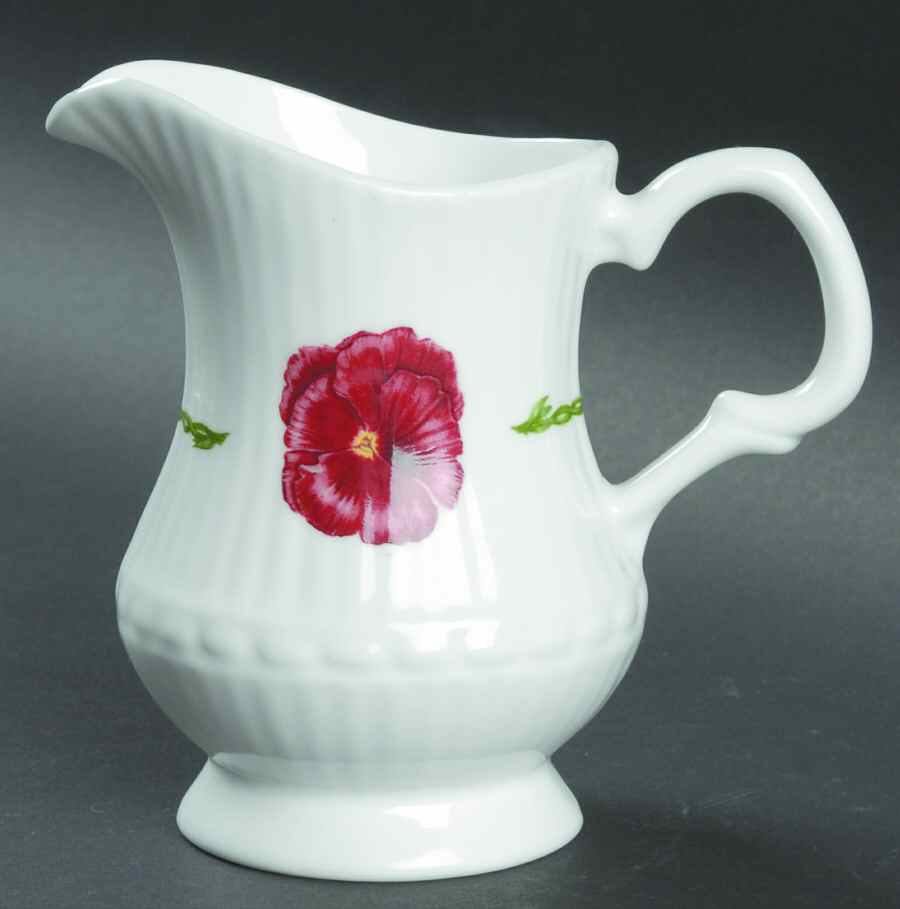 Pansies Creamer by Royal Tara-1