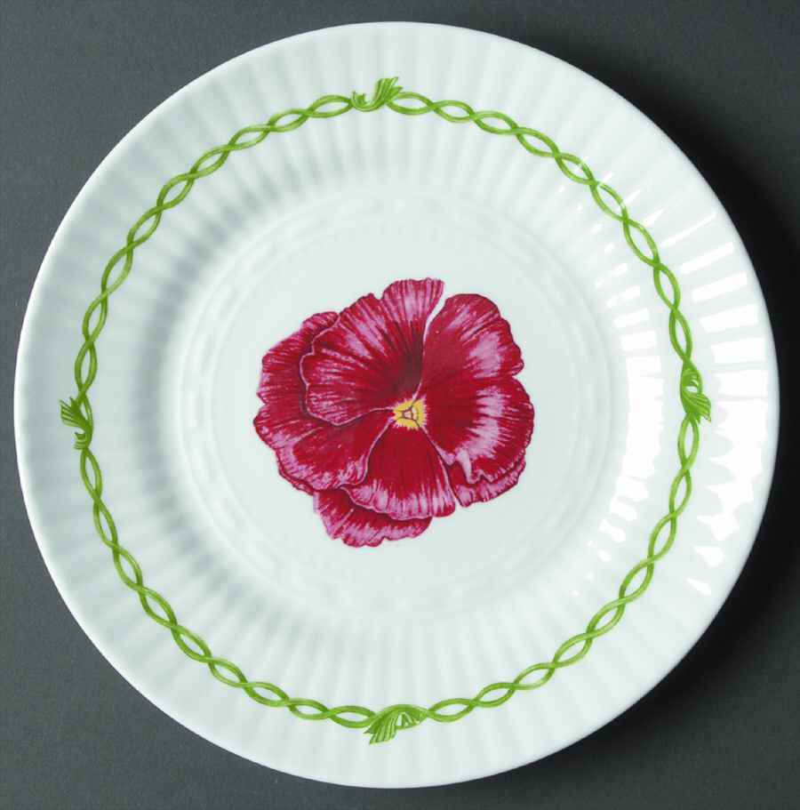 Pansies Salad Plate by Royal Tara-1