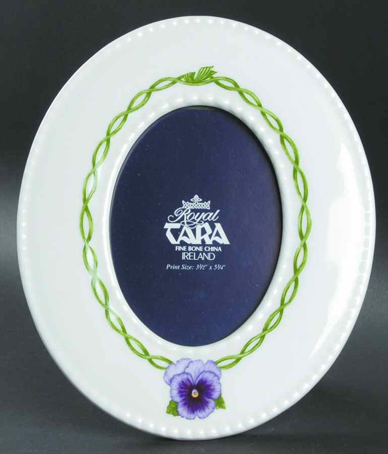 Pansies Picture Frame by Royal Tara-1