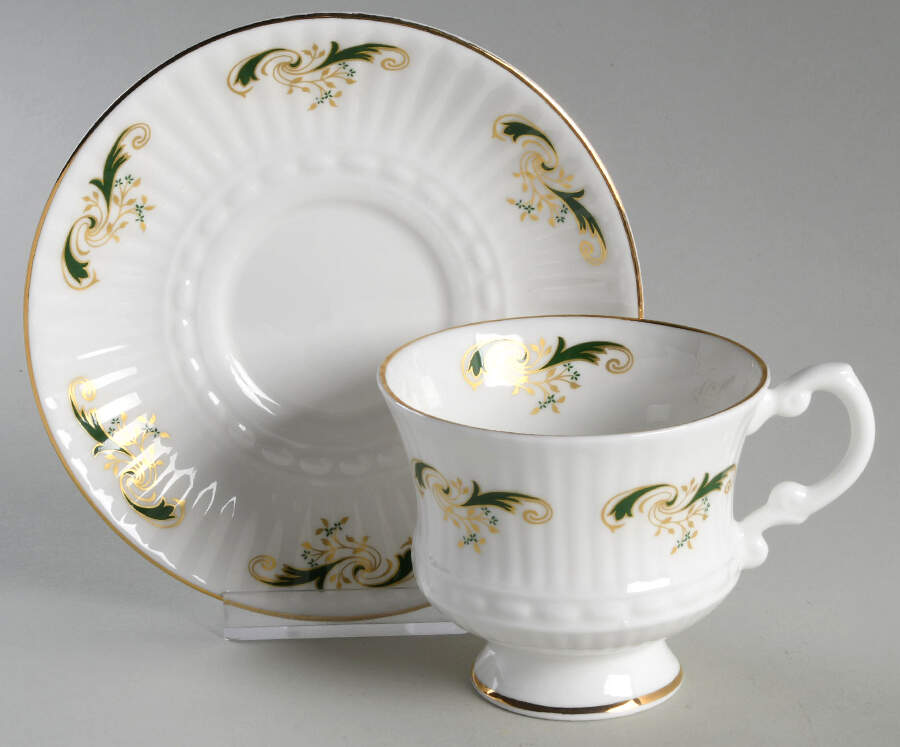 Ashling Footed Cup & Saucer Set by Royal Tara-1