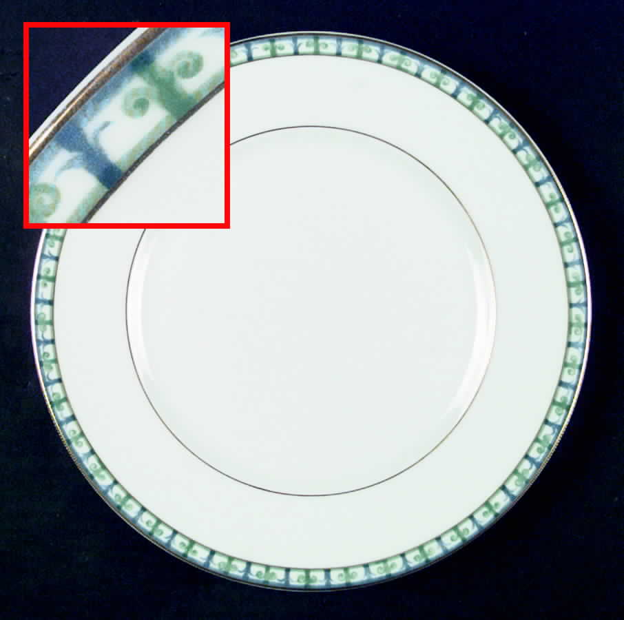 Bagatelle (White Background) Dinner Plate by Raynaud-1