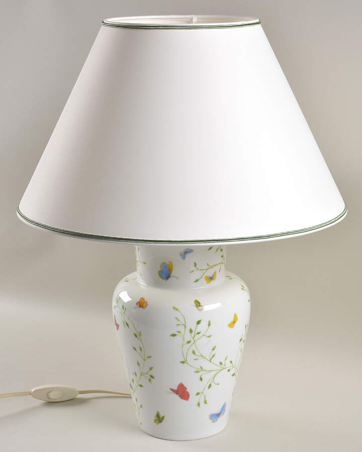 Histoire Naturelle 21" Electric Lamp & Shade by Raynaud-1