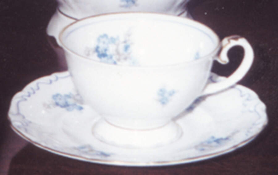 REH9 Footed Cup & Saucer Set by Reichenbach-1