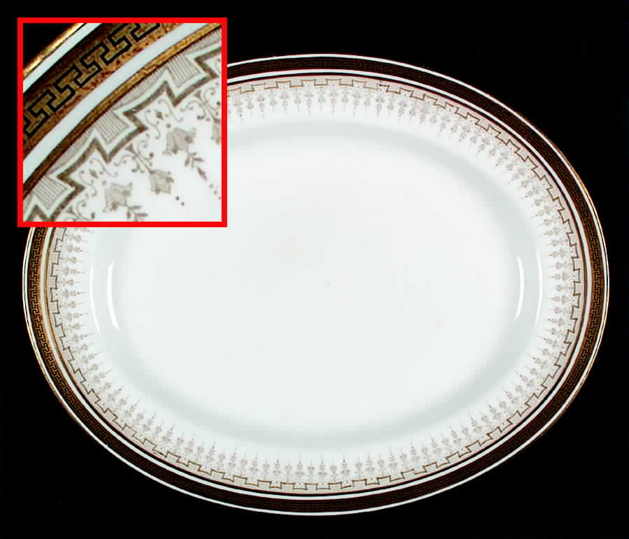 C2068 12" Oval Serving Platter by Royal Doulton-1