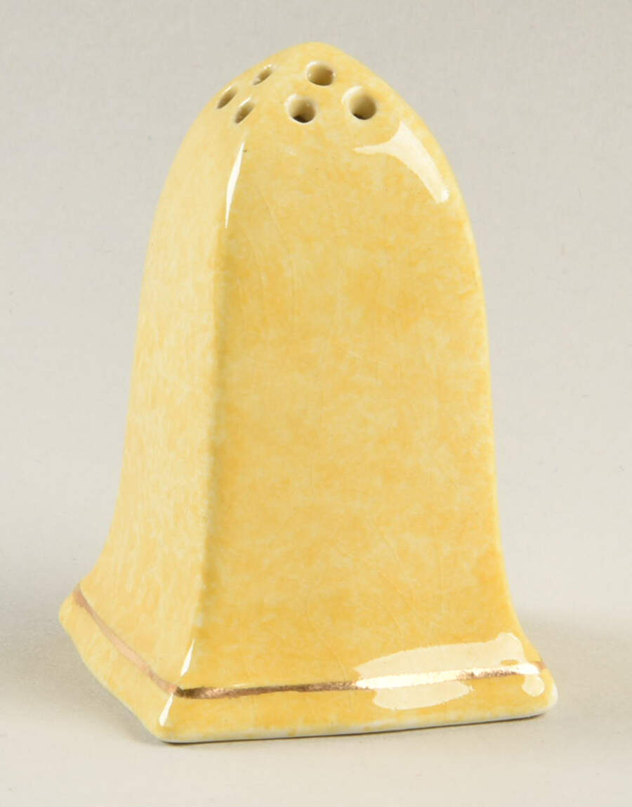 Pastel Ware Yellow (Not Molded) Pepper Shaker by Royal Winton-1