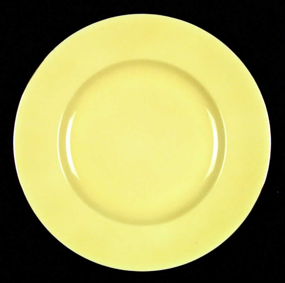 Pastel Ware Yellow (Not Molded) Dinner Plate by Royal Winton-1