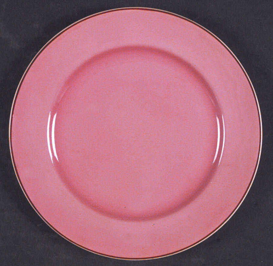 Pastel Ware Pink (Not Molded) Salad Plate by Royal Winton-1