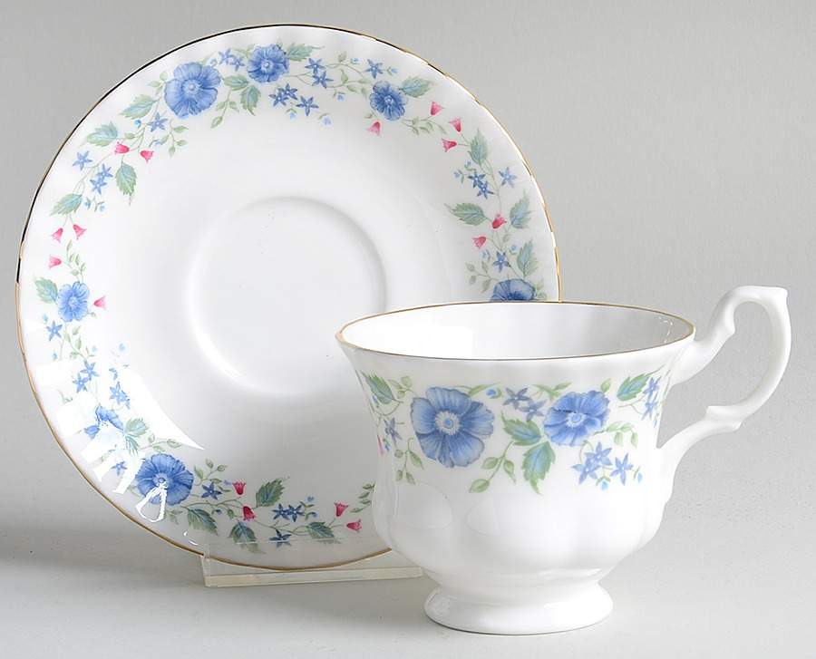 Meadowcroft Footed Cup & Saucer Set by Royal Albert-1