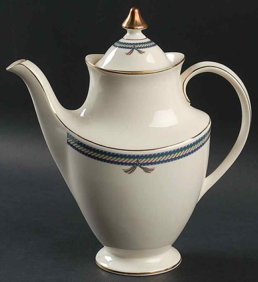 Cordeliere Coffee Pot & Lid by Royal Doulton-1
