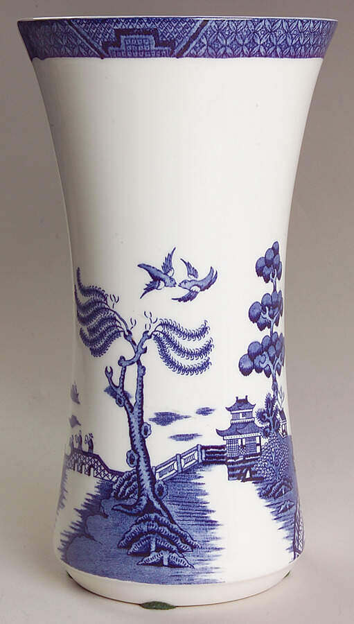Real Old Willow (No Gold) 9" Vase by Royal Doulton-1