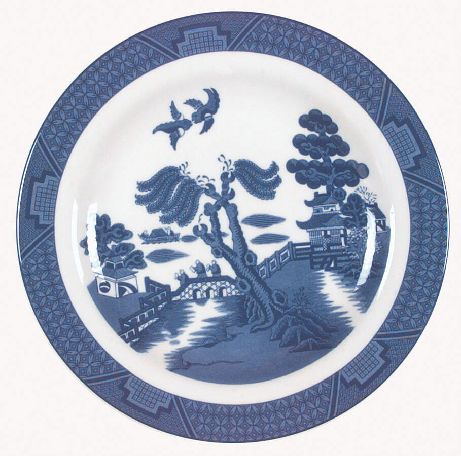 Real Old Willow (No Gold) Dinner Plate by Royal Doulton-1