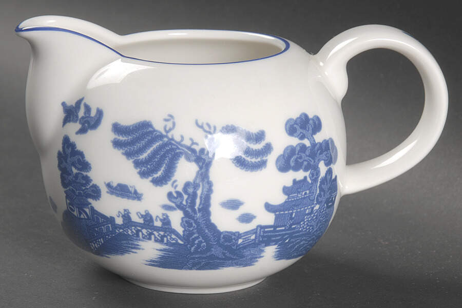 Real Old Willow (No Gold) Creamer by Royal Doulton-1